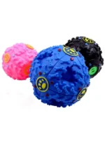 Interactive Dog Treat Ball Toy – Sound-Emitting