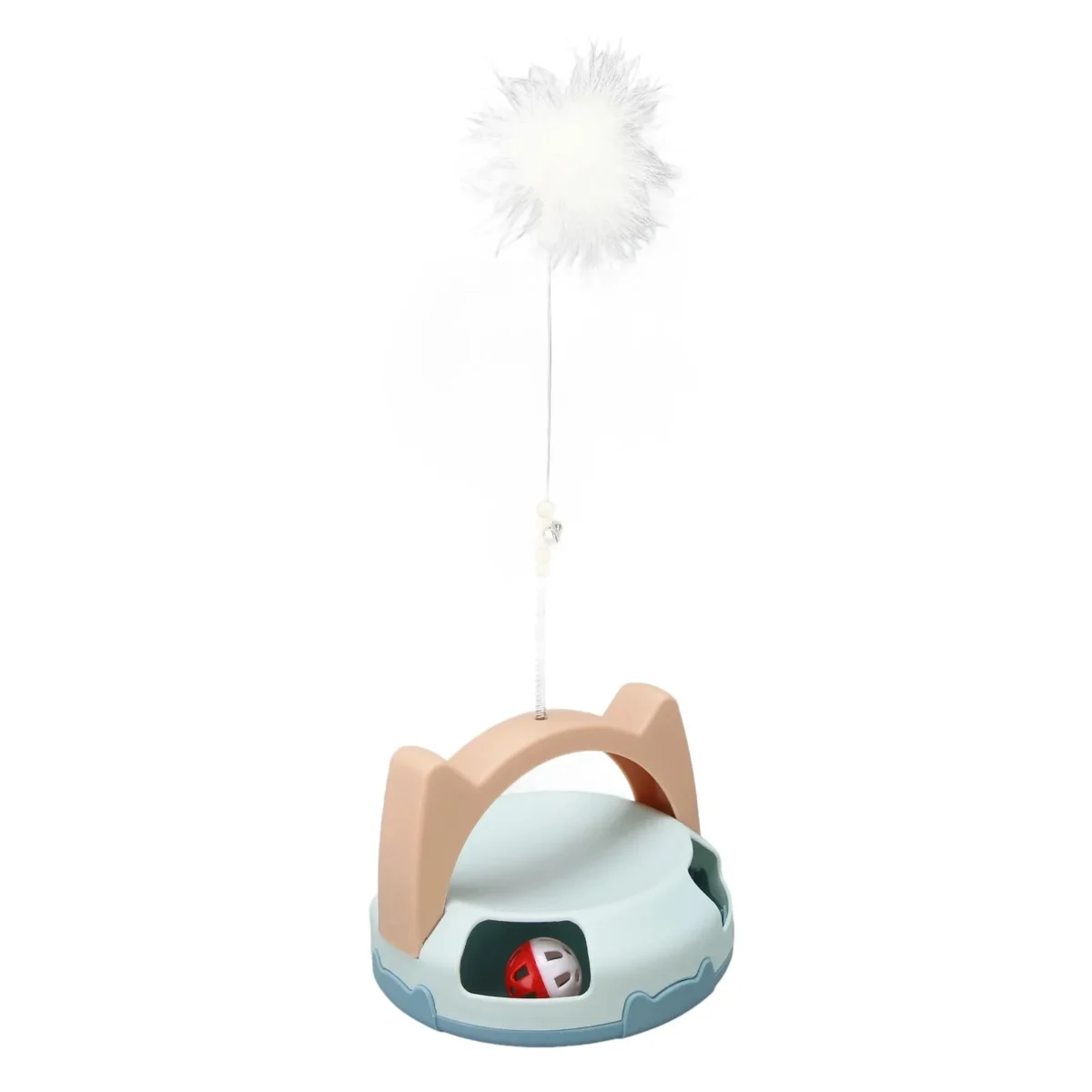 Cat Track Roller Toy With Feather - Image 2