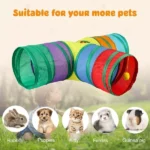 3-Way Cat Tunnel – Foldable - Image 2