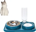 Double Feeding Bowl for Cats and Dogs - Image 2