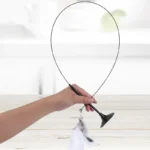 Interactive Installable Cat Toy Steel Wire With Feather - Image 6