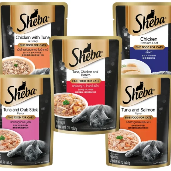 Sheba Wet Cat Food Pouches 70g