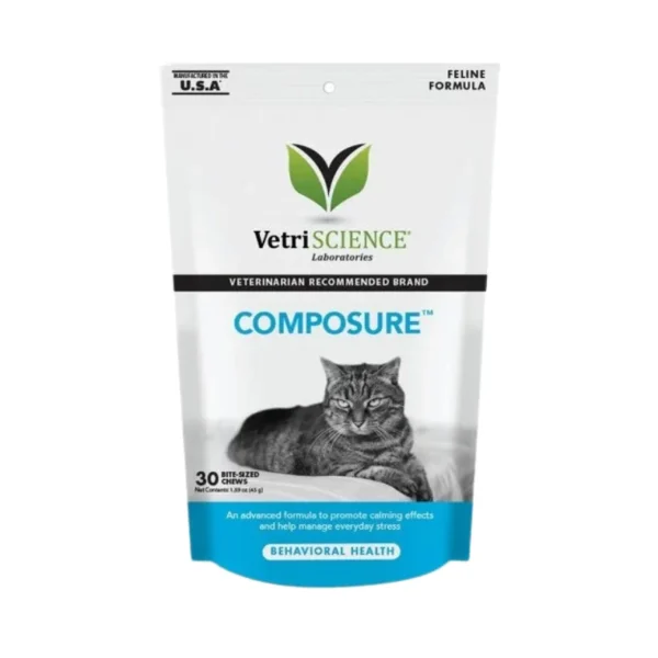 VetriScience Composure Feline Chews 30 Bite-Sized Chew