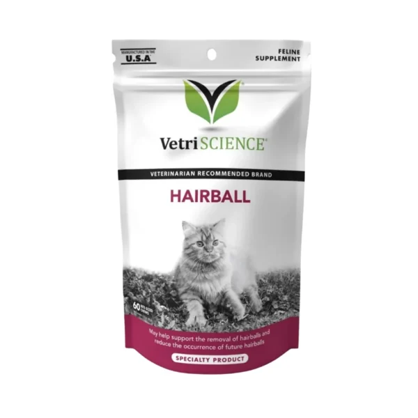 VetriScience Hairball Feline Chews 60 Soft Chews