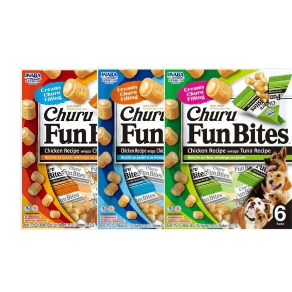 Inaba Churu Fun Bites Treats For Dogs 6 Packs