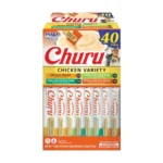 Inaba Churu 40 Tubes Chicken Variety Box Treats For Cats