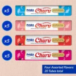 Inaba Churu 20 tubes Tuna & Seafood Variety Box Treats For Cats - Image 3