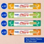 Inaba Churu 40 Tubes Chicken Variety Box Treats For Cats - Image 3