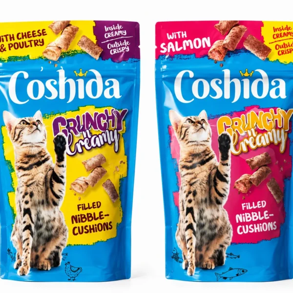 Coshida Crunchy 'n' Creamy Treats For Cats 180g