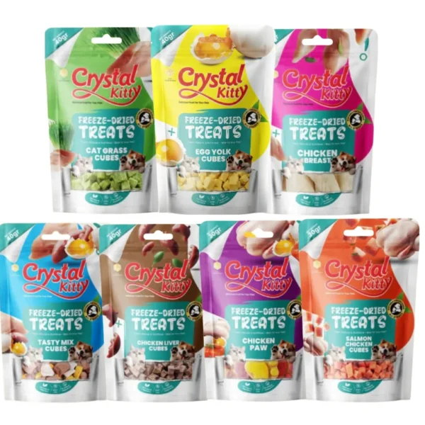 Crystal Kitty Freeze-Dried Treats 30g-40g