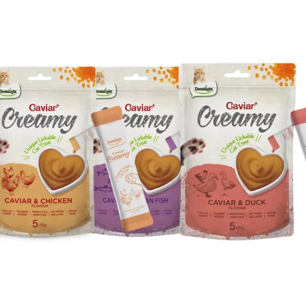Dentalight Caviar Creamy Cat Treats 5pcs