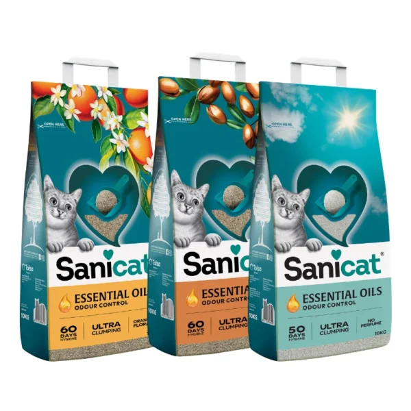 SaniCat Essential Oils Clumping Litter 10 Kg