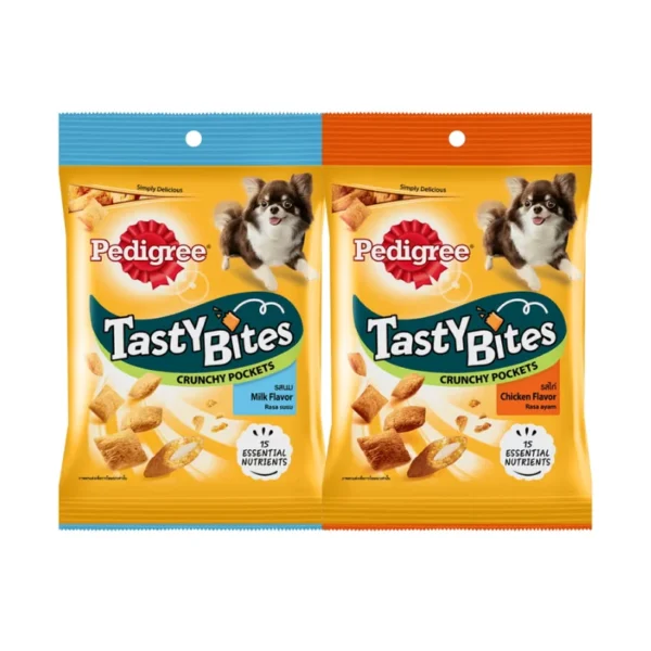 Pedigree Tasty Bites Crunchy Pockets Dog Treats 60g