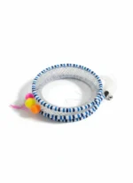 Spiral Tunnel Cat Toy With Feathers