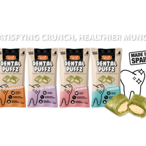 Cindy's Recipe Puffz Treats For Cats 60g