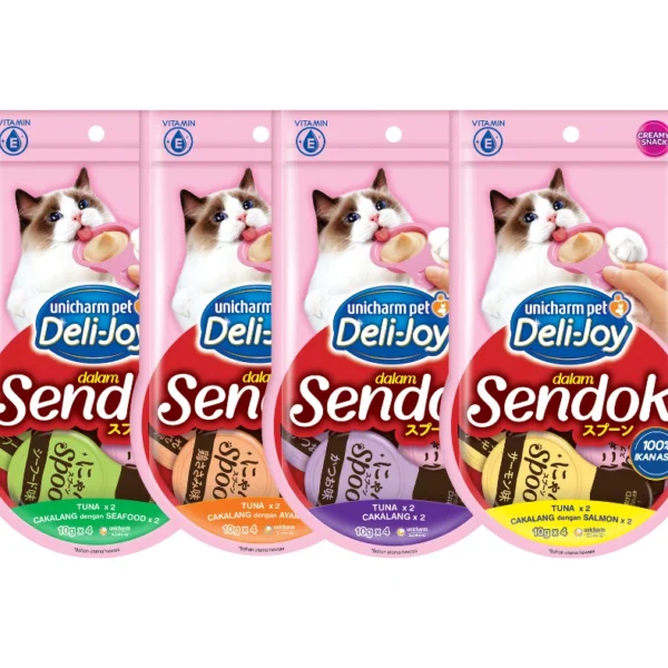 Deli-Joy Sendok Cat Treats 10g x 4