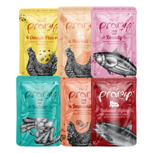 Pramy Gravy Soft Food For Cats 70g