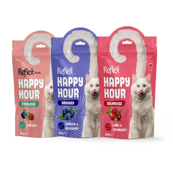 Reflex Happy Hour Cat Treats 60g