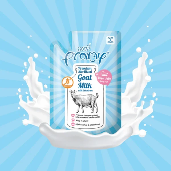 Pramy Goat Milk Sterilized With Colostrum + Royal Jelly 60g