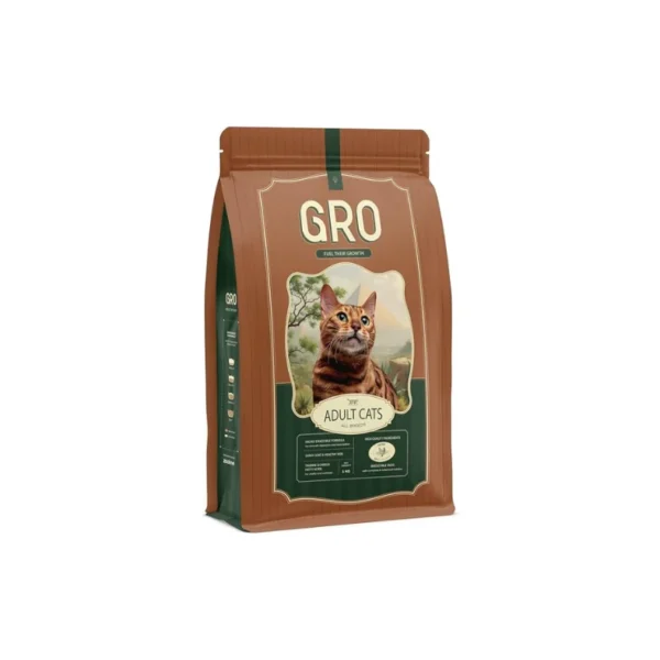 GRO Dry Food For Adult Cats With Chicken 1 Kg