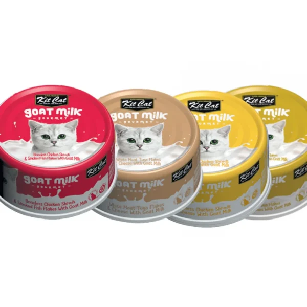 Kit Cat Wet Cat Food With Goat Milk – 70g