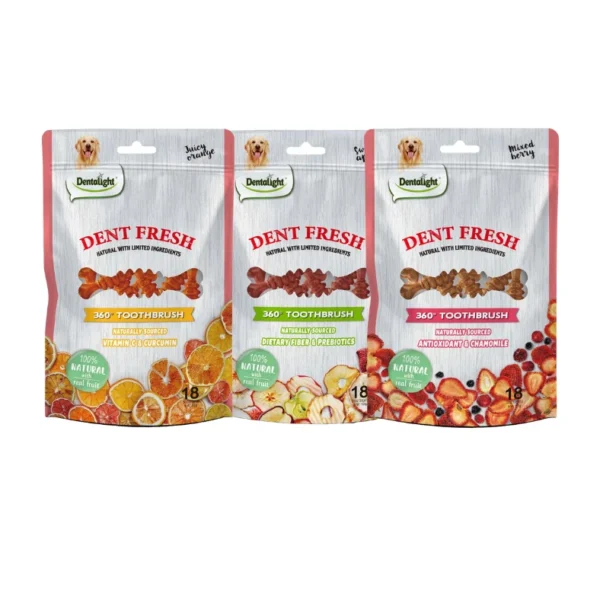 Dentalight Dent Fresh Dog Treats 18pcs-150g