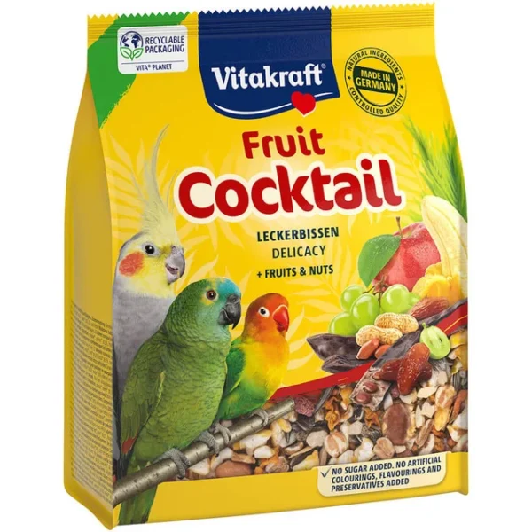 Vitakraft Cocktail Fruits & Nuts For Parrot - 250g