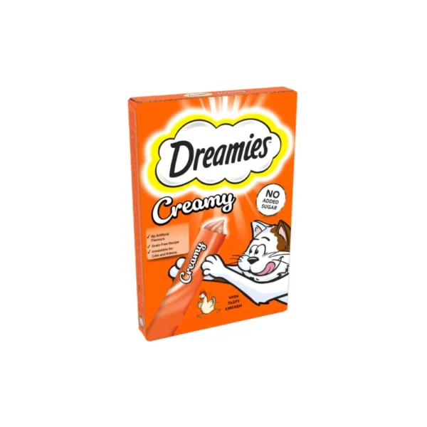 DREAMIES™ Creamy Snack Cat Treat With Chicken 5pcs