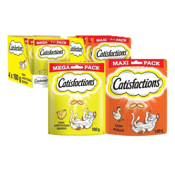 Catisfactions Treats For Cats (Maxi Pack) 180g
