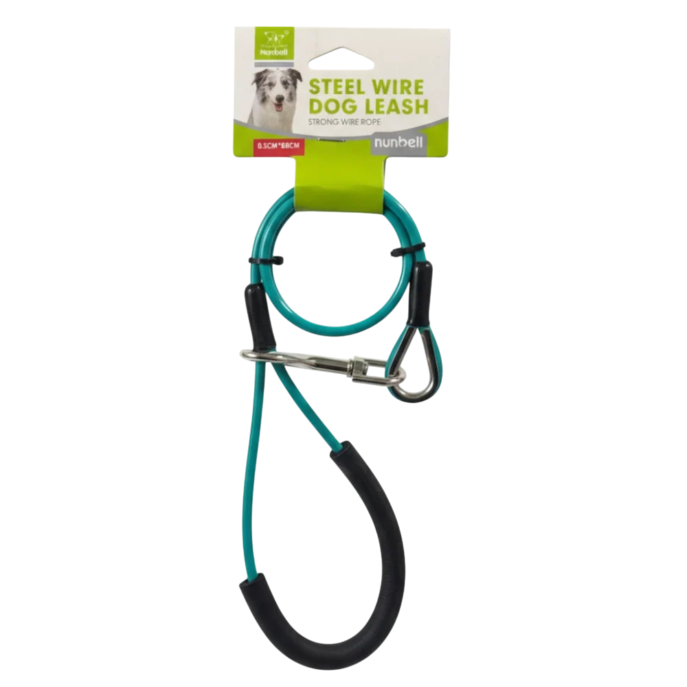 21_47c4ee78-9323-4842-94ab-3baf2c2469aa Nunbell Steel Wire Dog Leash - Image 1