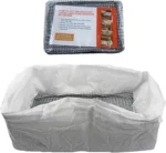 Cat litter liner - Reusable filter net with drawstrings