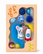 Colourful Cat Toy Gift Set