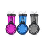 Snack-Duo outdoor pet bottle + bowl