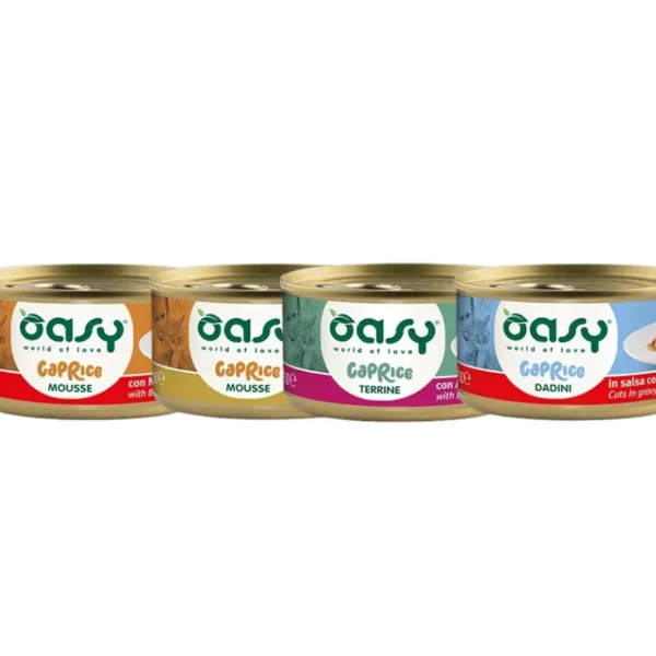 Oasy Wet Food for Adult Cats CAPRICE 85g