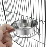 Pet Bowl Stainless Steel Hanging Food Water Bowls - Image 3