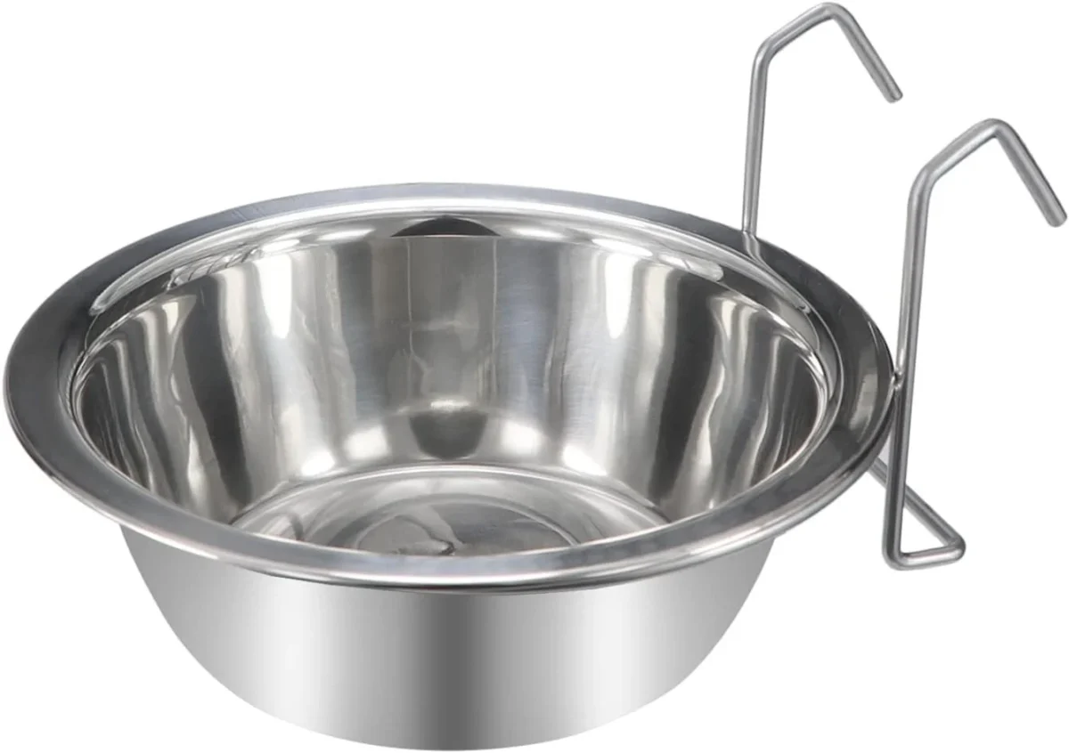 Pet Bowl Stainless Steel Hanging Food Water Bowls - Image 2
