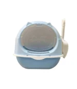 Closed Litter Box With Door + Shovel