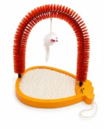 Self Grooming Cat Brush Arch with Scratcher