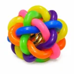 Spider web shaped ball with bell