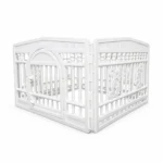 Plastic Dog Barrier With a Door
