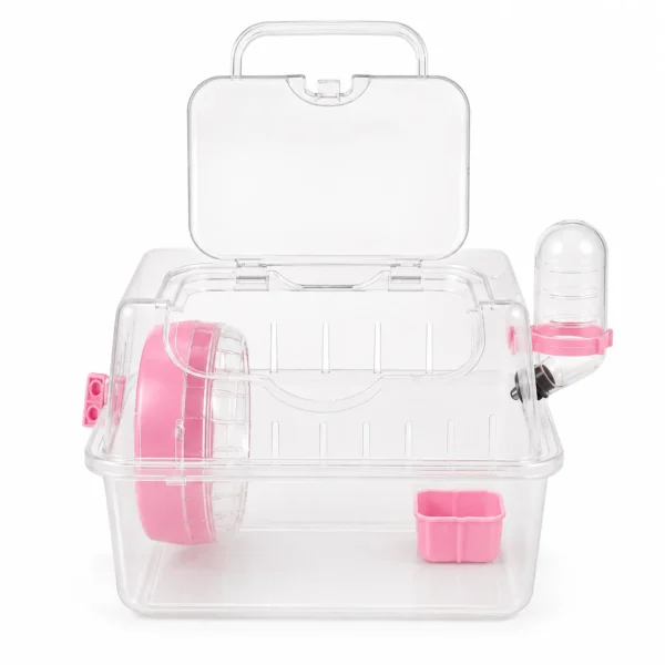 Transparent Portable Hamster Cage