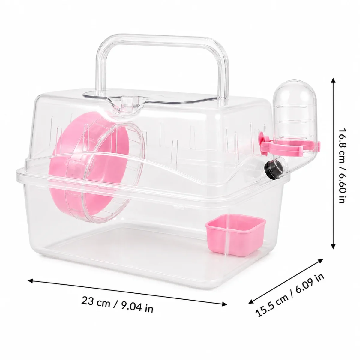 Transparent Portable Hamster Cage - Image 3