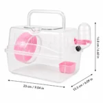 Transparent Portable Hamster Cage - Image 3