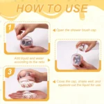 Nunbell rounded Pet Bath Brush - Image 3