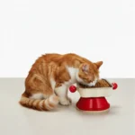 Pet Food Squared Bowl With Holder - Image 2