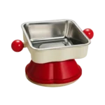 Pet Food Squared Bowl With Holder