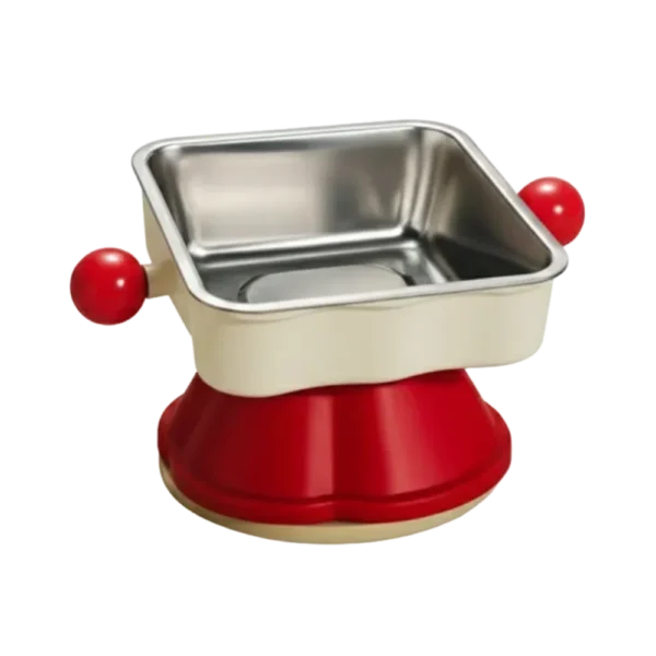Pet Food Squared Bowl With Holder