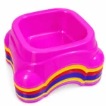 Single plastic bowl for pets