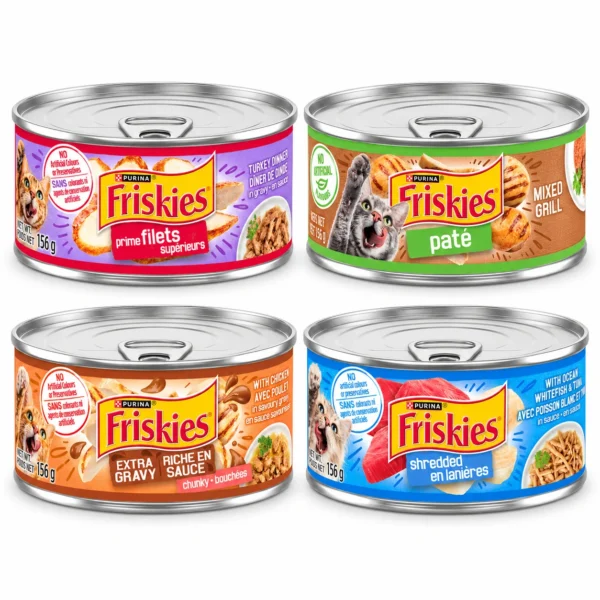 Friskies Can Wet Food 156g