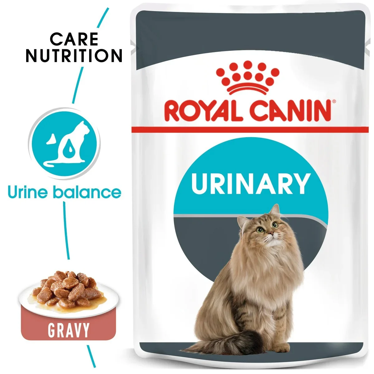 imgi_36_RC-FCN-Wet-UrinaryCareGravy-MV-Eretailkit Royal Canin Wet Cat Food Pouches Urinary in gravy 85g - Image 1